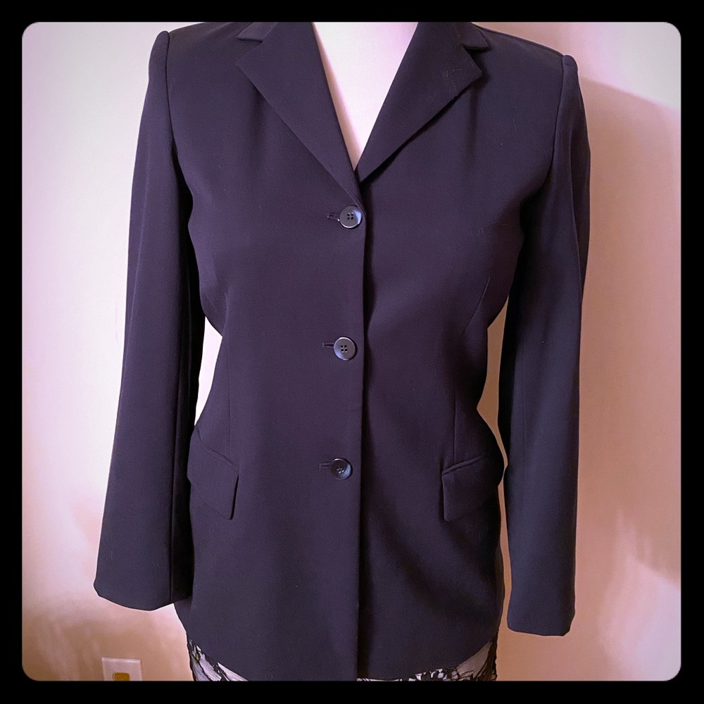 Talbot Dark Navy wool jacket size 10 petite
